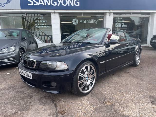 BMW M3 3.2 M3 2dr - FSH - NEW CLUTCH  56235 MILES - RED LEATHER Convertible Petrol Black