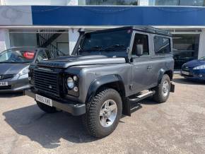 Land Rover Defender 90 Landmark Station Wagon TDCi [2.2] -  AIR CON -  BLACK ROOF - SIDE RUNNERS Four Wheel Drive Diesel Grey at CSG Motor Company Chalfont St Giles