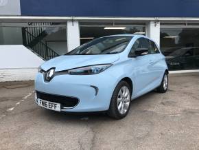 Renault Zoe ZOE DYNAMIQUE NAV AUTO - FULL RENAULT HISTORY - NAV - CAMERA Hatchback Electric Blue at CSG Motor Company Chalfont St Giles
